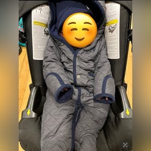 Ralph Lauren babyboy denim snowsuit